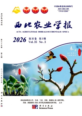 西北农业学报封面